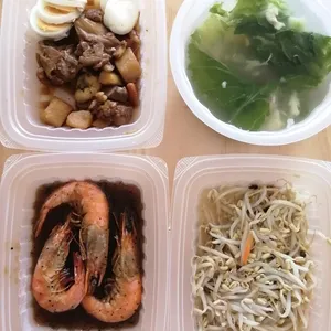 Lunch/Dinner Tingkat (5 Days, 3 Dishes + Soup OR 4 Dishes)