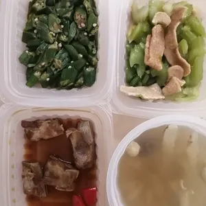 Lunch/Dinner Tingkat (5 Days, 3 Dishes + Soup OR 4 Dishes)