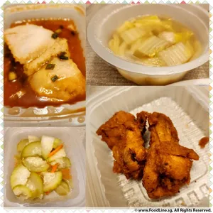 Lunch/Dinner Tingkat (5 Days, 3 Dishes + Soup OR 4 Dishes)