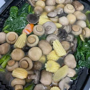 Hong Kong Kai Lan with Mushroom and Wolfberry