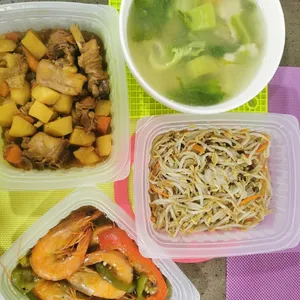 Dinner Tingkat (20 Days, 3 Dishes + Soup OR 4 Dishes)