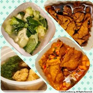 Lunch/Dinner Tingkat (5 Days, 3 Dishes + Soup OR 4 Dishes)