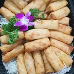 Vegetarian Spring Roll with Sweet Sauce