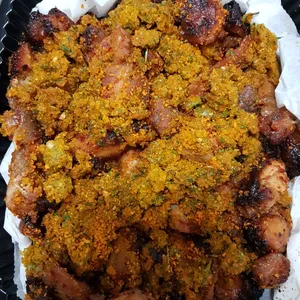 Baked Chicken Pesto Crusted