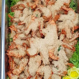 Breaded Prawns w/ Wasabi Salad Dips面包啐炸虾配芥末沙律酱