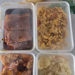Jessie Catering Tingkat Meal - 4 dishes + 1 soup (5 days)