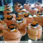 Salmon Cheese Canapés