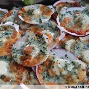 Japanese Sea Scallop Florentine