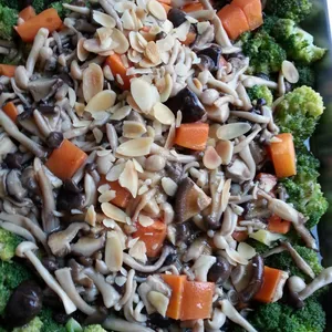 Green Vegetable with Mixed Mushroom 什菇扒时蔬