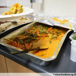 1x Curry Vegetable (Cabbage, Egg Plant and Lady Finger) - $40 Per Tray
