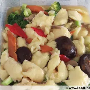 Sliced Fish with Vegetable 鱼片扒菜