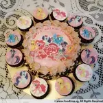1x Pony Adventure @$78.9 (Size : Classic (7 Inch Cake + 12 Cupcakes)) (Eggless?: No) (Big Candles : 3) (Small Candles : 3)