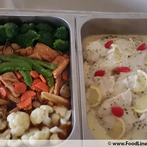 Pan Seared Fish Fillet w Light Cheese Sauce 芝士酱煎鱼柳