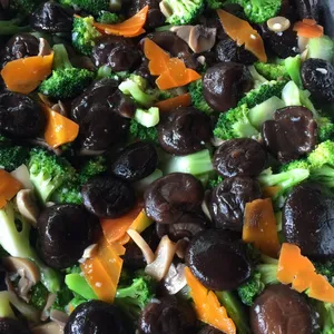 Broccoli w/ Mushroom • 双菇兰花(Chef's Recommended)