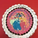 1x PRINCESS BIRTHDAY @$58.9 (Size : 10.5 Inch (20-28 pax) +$19.00) (Flavours : Blackforest) (Eggless : No) (Big Candles : 1) (Small Candles : 5)