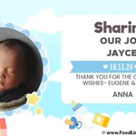 Blissful Gift (Colours: Blue) (Format: Physical Voucher) (Design: Baby Full Month/ 100 Days)