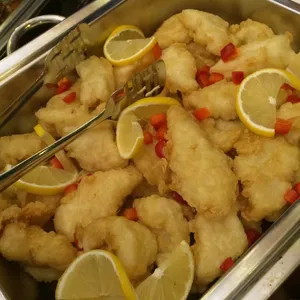Pan Fried Fish Fillet with Buttered Lemon Sauce