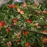 Quinoa Spinach & Tomatoes with Balsamic Vinaigrette