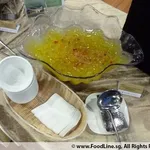 Chilled Mango with Tadpole Ball