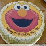1x Elmo @$58.9 (Size : 9 Inch (12-18 pax)) (Flavours : Strawberry) (Eggless : No) (Big Candles : 2) (Small Candles : 2)