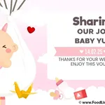 Joyous Gift (Colours: Pink) (Format: Physical Voucher) (Design: Baby Full Month/ 100 Days)