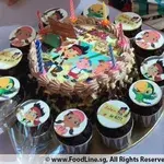 1x Treasure Celebration @$78.9 (Size : Classic (7 Inch Cake + 12 Cupcakes)) (Eggless?: No) (Big Candles: 1) (Small Candles : 6)