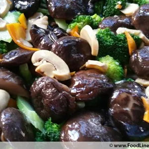 Broccoli w/ Mushroom • 双菇兰花(Chef's Recommended)