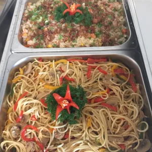 Aglio Olio w Bell Pepper & Mushroom