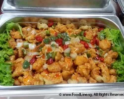 Fish Fillet with Sweet & Sour Sauce | Customer Photo | Delizio Catering Pte Ltd