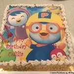 1x PORORO BIRTHDAY @$58.9 (Size : 9 Inch (12-18 pax)) (Flavours : Vanilla) (Big Candles : 2) (Small Candles : 4)