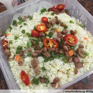 Smoke Duck Breast Fried Rice with Capsicums