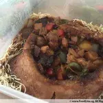 Fragrant Yam Ring with Chicken Cube and Cashew Nuts