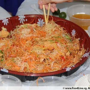 8x Smoked Salmon Yu Sheng Platter 发财鱼生(serves 10 pax)