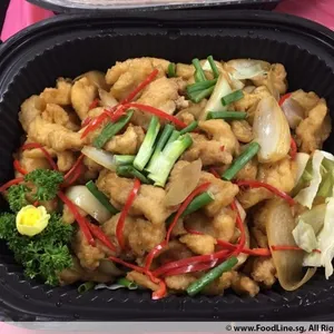6a. 年年有余 Sliced Fish w/Ginger & Spring Onion 姜葱炒鱼片