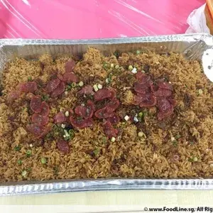 1a. 万事如意 Rice w/Sausage & Mushroom 腊肠虾米香菇丝焖饭