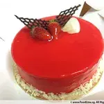 1x Strawberry Oosh @$32.9 (Size : 7 Inch (7-10 pax)) (Big Candles : 9) (Small Candles : 9)