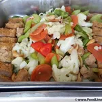 Vegetables in Yam Basket
