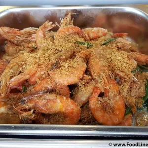 Oatmeal Honey Prawns