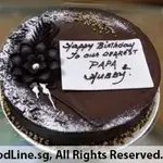 1x Signature Chocolate Etoile @$45 (Weight: 1 kg) (Qty of Big Candles: 3) (Qty of Small Candles: 4)