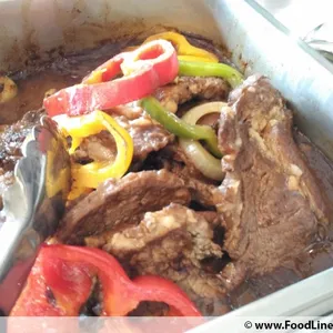 Roasted Beef with Brown Sauce 烧烤醬汁牛肉