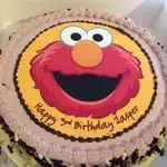 1x Elmo @$58.9 (Size : 10.5 Inch (20-28 pax) +$27.00) (Flavours : Chocolate) (Eggless : No) (Big Candles : 3) (Small Candles : 3)