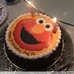 1x Elmo @$58.9 (Size : 9 Inch (12-18 pax)) (Flavours : Blackforest) (Eggless : No) (Big Candles : 2) (Small Candles : 2)
