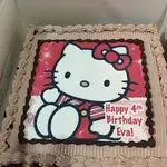 1x KITTY LOVE @$58.9 (Size : 10.5 Inch (20-28 pax) +$27.00) (Flavours : Chocolate) (Eggless : No) (Big Candles : 4) (Small Candles : 4)