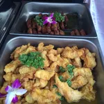 Golden Fried Dory with Honey Lemon Sauce