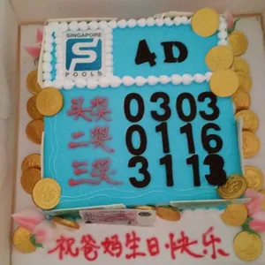 1x 4D Champion @$62.9 (Size : 9 Inch (12-18 pax)) (Flavours : Chocolate) (Eggless : No) (Big Candles : 6) (Small Candles : 7)