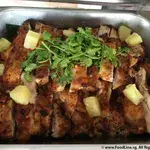 Hawaiian Chicken topped with Grilled Caramelised Pineapple