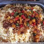 Steamed Pumpkin Rice with Sultana Raisins & Cashew Nuts (Vegetarian)