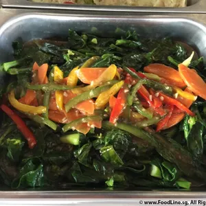Sautéed Kai Lan with Chopped Garlic