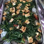 Satay Noodles with Cuttlefish & Kang Kong