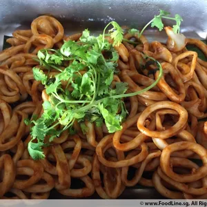 Grilled Squid in BBQ Sauce